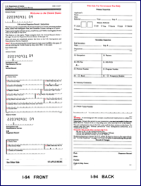 I 94 Sample Form Pdf